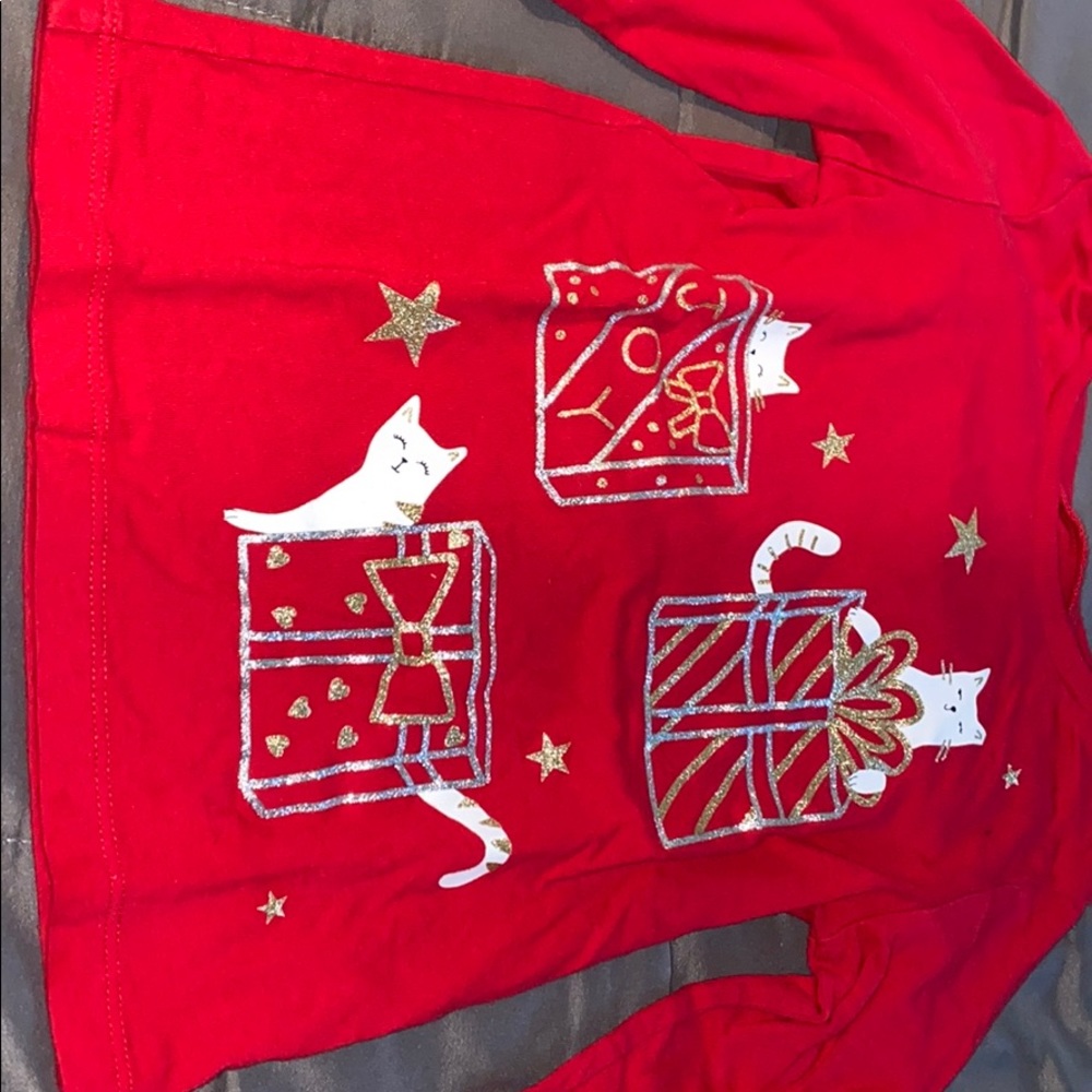 Red long sleeve shirt